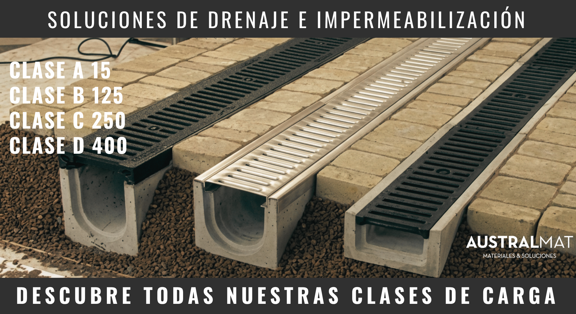 CLASES DE CARGA SOLUCIONES DE DRENAJE AUSTRALMAT