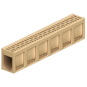 ACO Monoblock 100: solución compacta para drenaje lineal en infraestructura urbana, vías de circulación y zonas con espacio limitado.