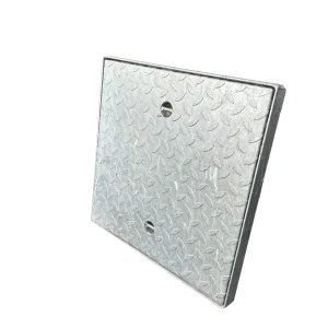 Cámara de paso modular Australmat para canalizaciones eléctricas y redes subterráneas. Disponible en Tipo B de 400 × 400 mm y Tipo C de 600 × 600 mm.