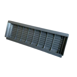 Cámara de paso modular Australmat para canalizaciones eléctricas y redes subterráneas. Disponible en Tipo B de 400 × 400 mm y Tipo C de 600 × 600 mm.